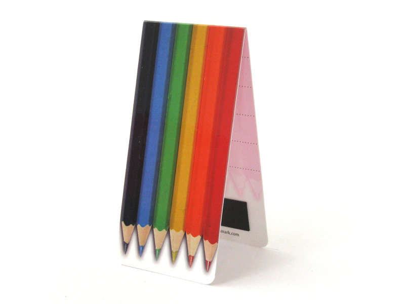 Marcador magnético, lápices de colores