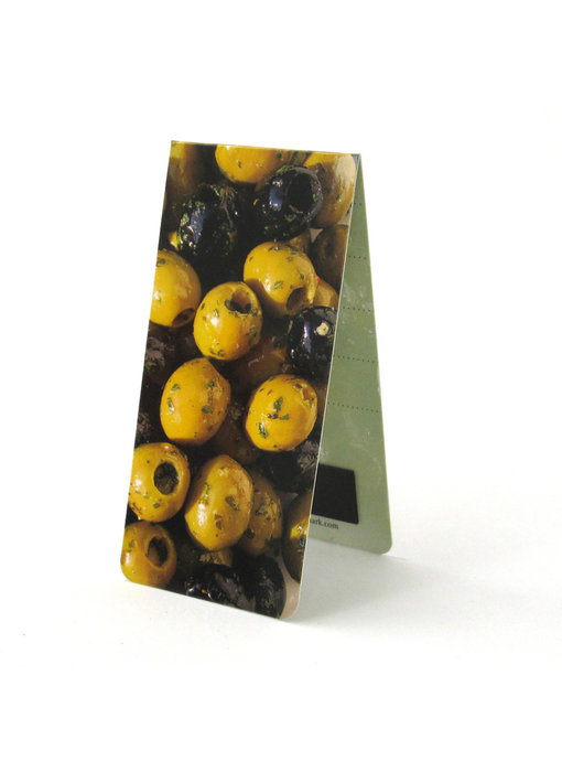 Magnetic Bookmark, Green olives