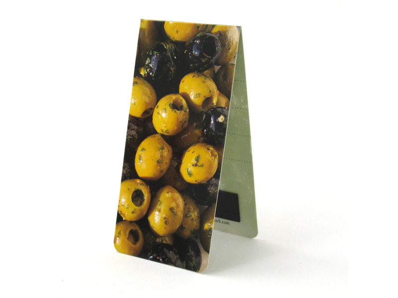 Magnetic Bookmark, Green olives