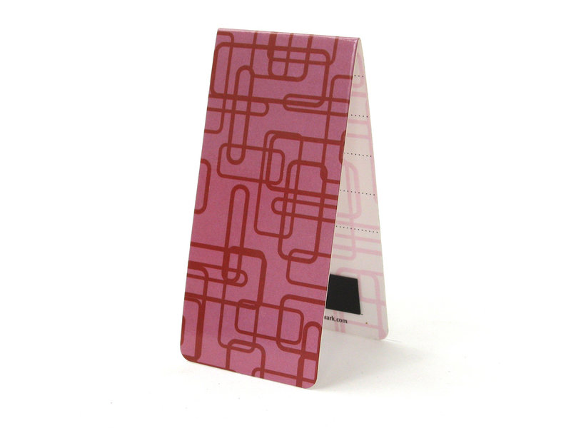 Magnetic Bookmark, Retro decor pink