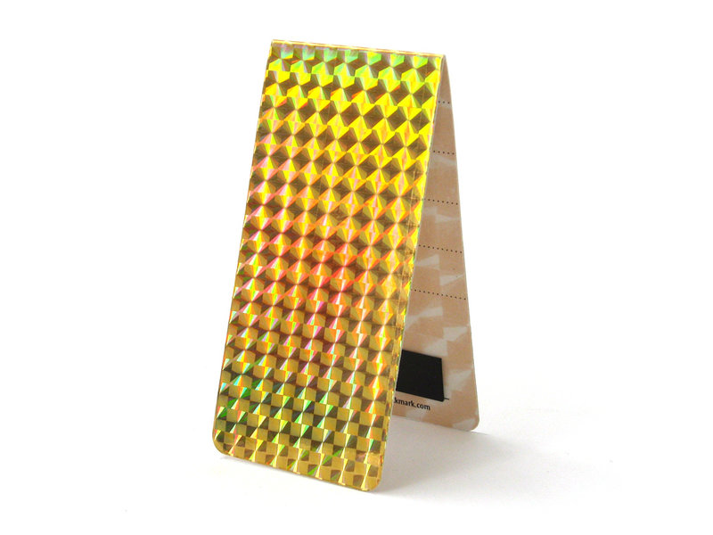 Magnetic Bookmark, Hologram Gold