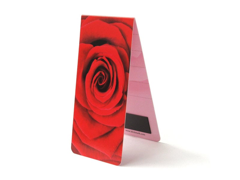 Magnetic Bookmark, Red rose