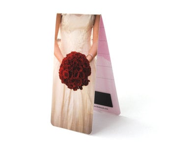 Magnetic Bookmark, Wedding, roses