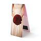 Marque-page magnétique, mariage, rose
