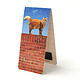 Magnetisches Lesezeichen, Katze an der Wand