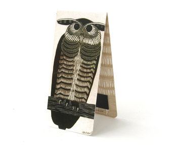 Magnetic Bookmark, Owl, Illustration