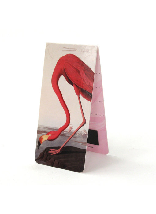 Magnetic Bookmark, John James Audubon, Flamingo