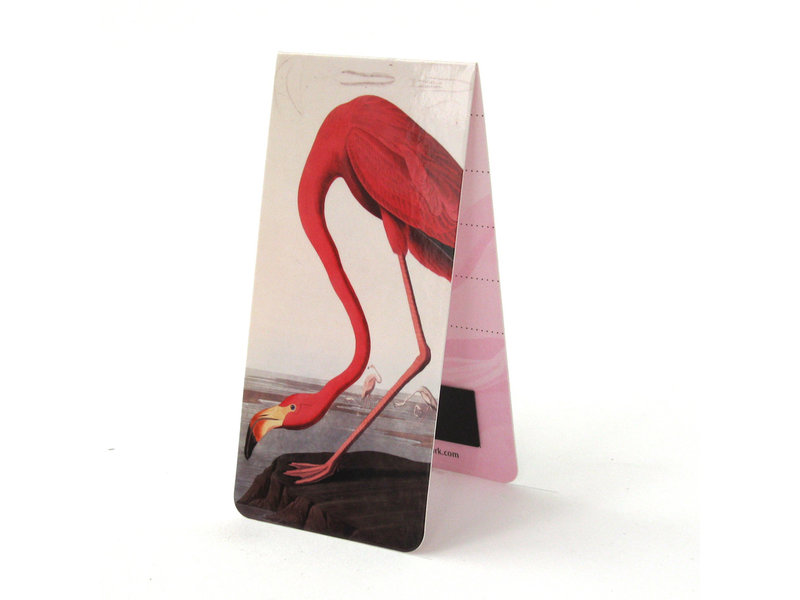 Magnetic Bookmark, J.J. Audubon, Flamingo