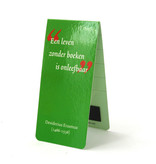 Magnetic Bookmark,  Dutch quote, D. Erasmus