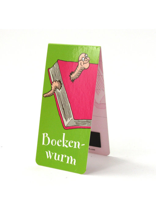 Magnetisches Lesezeichen, Bücherwurm