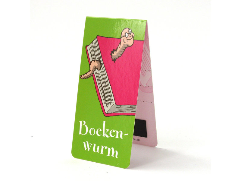 Magnetic Bookmark, Book Worm