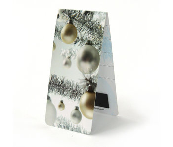 Magnetic Bookmark, Christmas Tree, balls