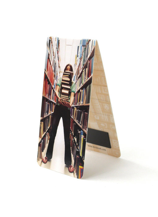 Magnetic Bookmark, Girl holding books