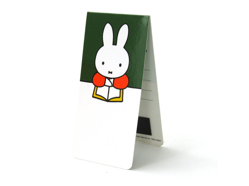 Magnetic Bookmark, Miffy Reading