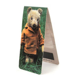 Magnetic Bookmark, Teddybear, grass