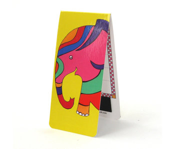 Magnetic Bookmark, Elephant, illustration