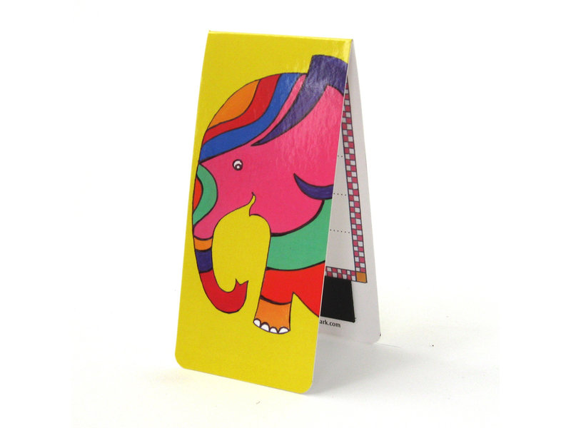 Magnetische Boekenlegger, Olifant, Illustratie