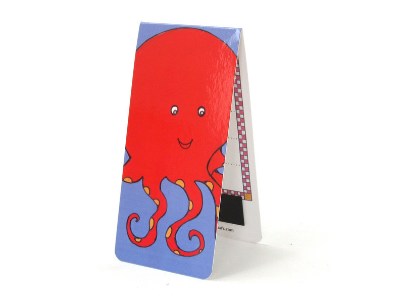 Magnetic Bookmark, Octopus, illustration