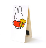 Magnetisches Lesezeichen, Miffy mit Teddybär