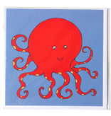 Doppelkarte, Octopus, H. Simon, Illustrationsarie
