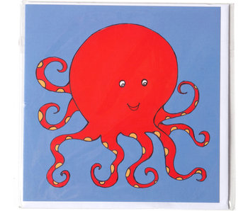 Doppelkarte, Octopus, H. Simon, Illustrationsarie