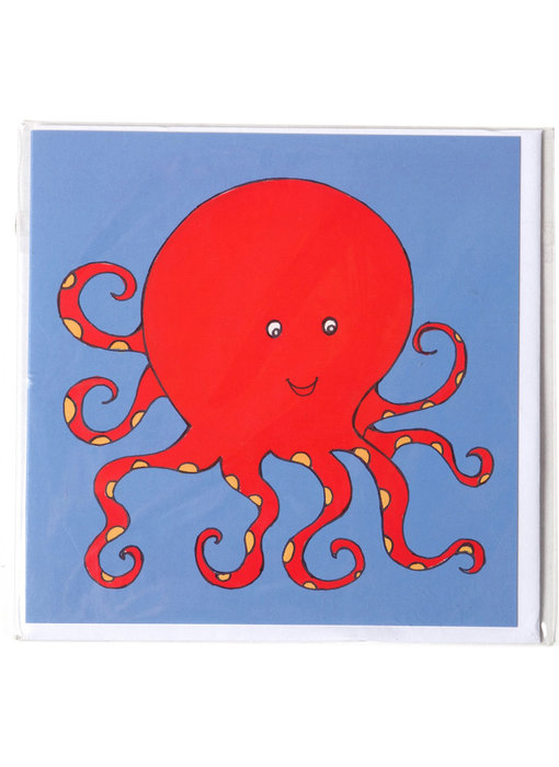 Doppelkarte, Octopus, H. Simon, Illustrationsarie