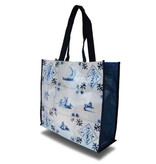 Bolso de compras, azulejos azules de Delft