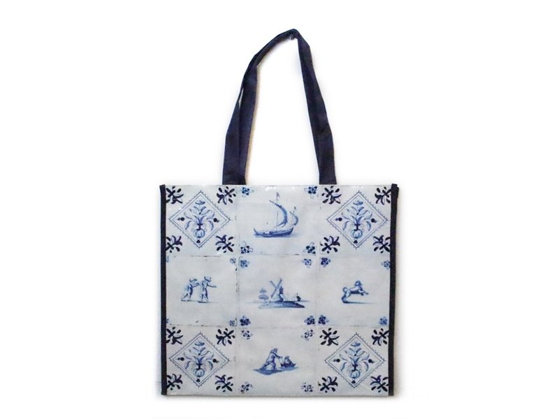 Shopper , Delft Blue Tiles