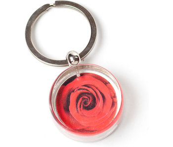 KeyRingz in giftbox W, Red Rose