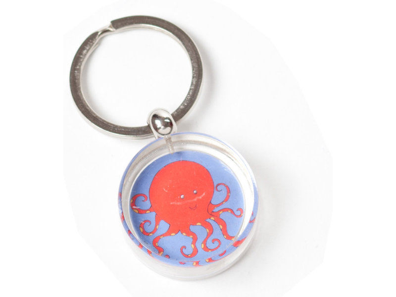 Schlüsselbund in Geschenkbox, Octopus, Simon