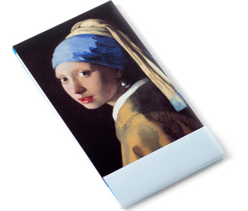 Notelet, Chica con un arete de perla, Vermeer