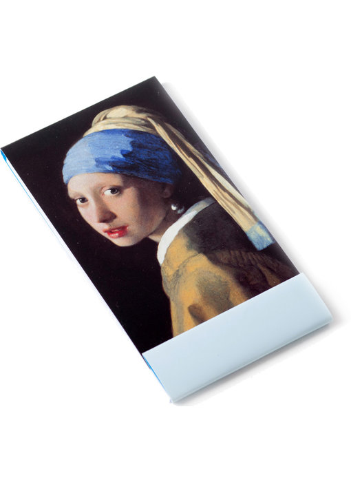 Notelet, Chica con un arete de perla, Vermeer