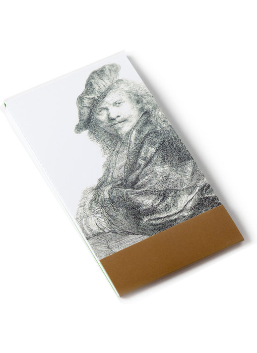 Notelet, Self-Portrait, Rembrandt