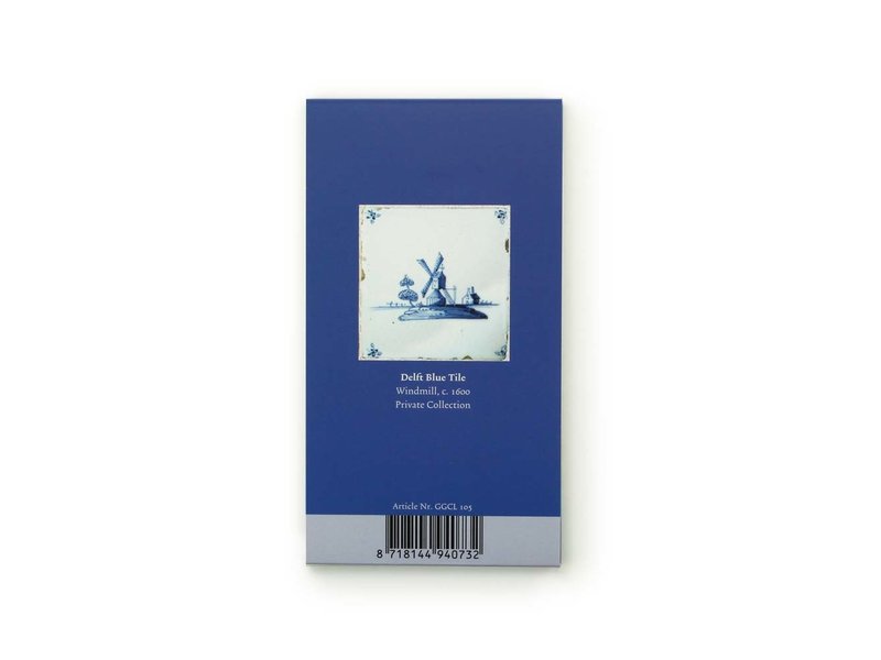 Notelet, seis azulejos azules de Delft