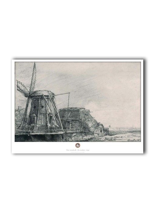 Affiche, 50 x 70, Le Moulin, Rembrandt