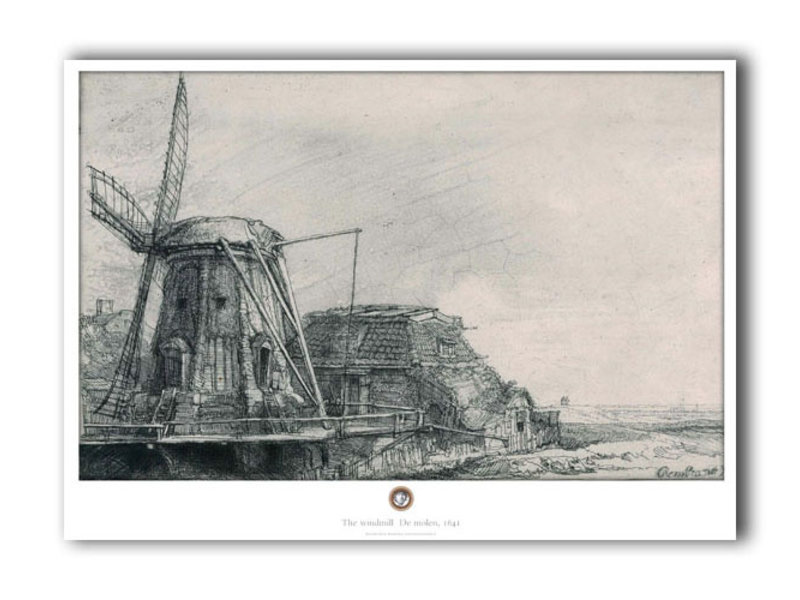 Poster, 50 x 70, The Mill, Rembrandt