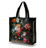 Bolso de compras, De Heem, florero con flores