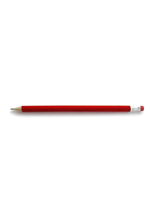 Bleistift mit samtige Oberfläche, Rot