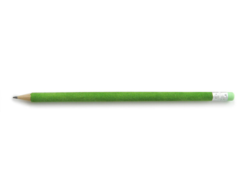 Bleistift mit samtige Oberfläche, Hellgrün