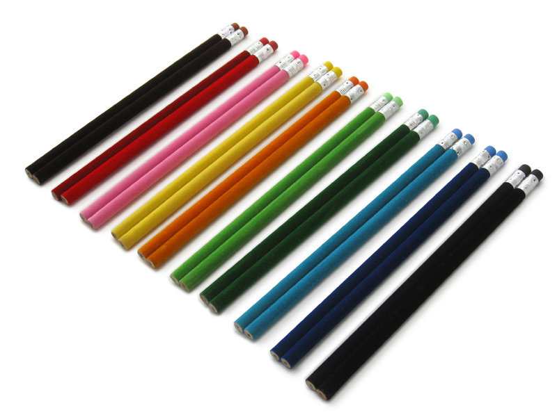 Crayon velours, Noir