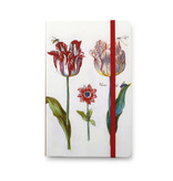 Carnet à couverture souple, Quatre tulipes avec insectes, Marrel