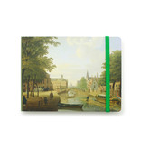 Cuaderno de bocetos, Vista del Houtmarkt en Amsterdam, Keun