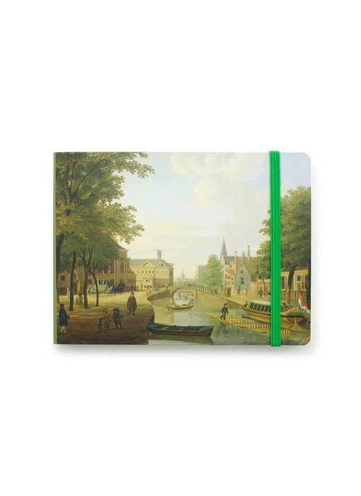 Cuaderno de bocetos, Vista del Houtmarkt en Amsterdam, Keun