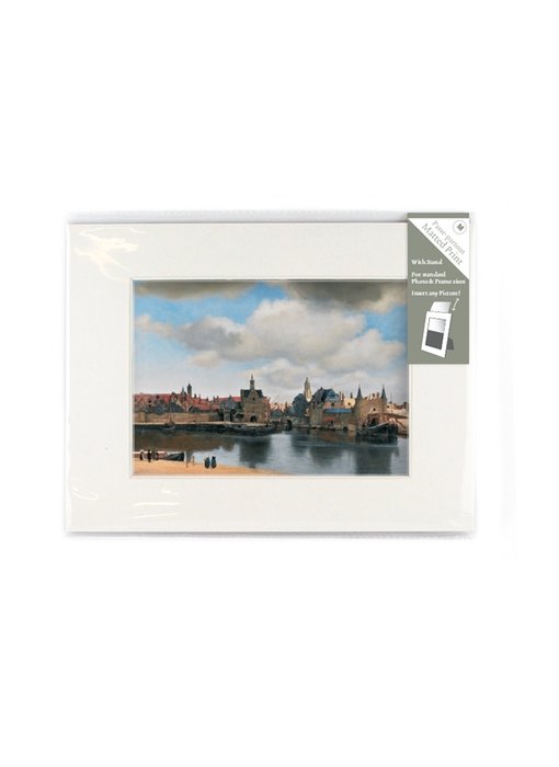 Matted prints, M, 24 x 18 cm, View of Delft