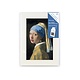 Matted prints, S, 18 x 12.8 cm, Girl with a Pearl Earring, Vermeer