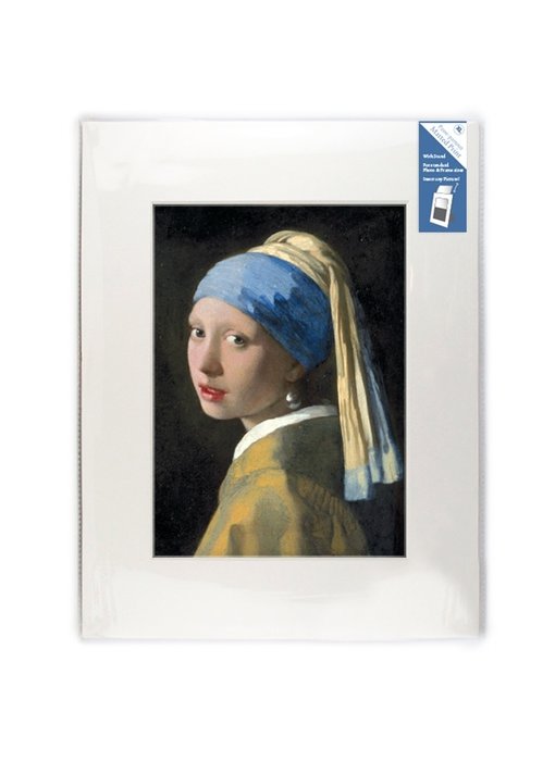 Passe-partout, XL, 40 x 30 cm, Fille avec une boucle d'oreille en perle, Vermeer