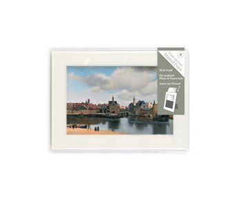 Passe-partout, S, 18 x 12.8 cm, Vista de Delft
