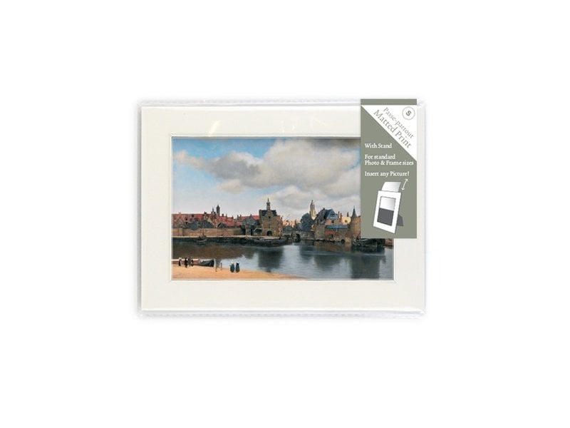 Matted prints, S, 18 x 12.8 cm, View of Delft