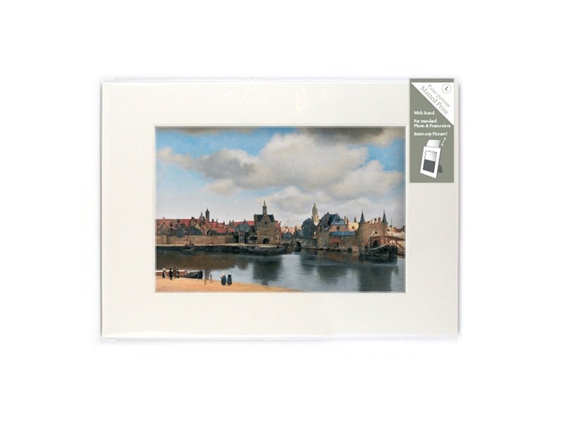 Matted prints, L, 29.7 x 21 cm, View of Delft