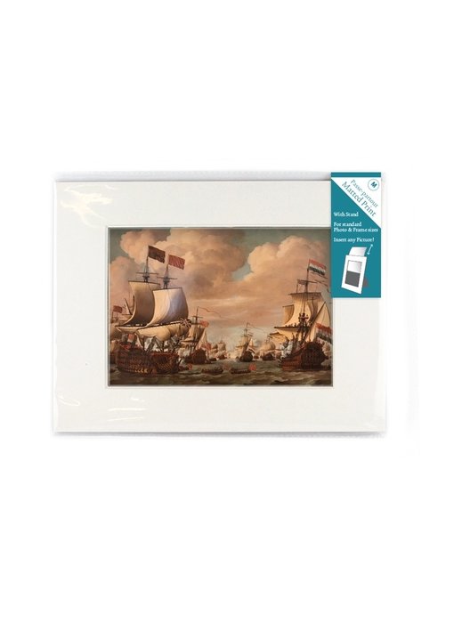 Passe-Partout avec reproduction, L, Ships Prins/Gouden Leeuw, vd Velde